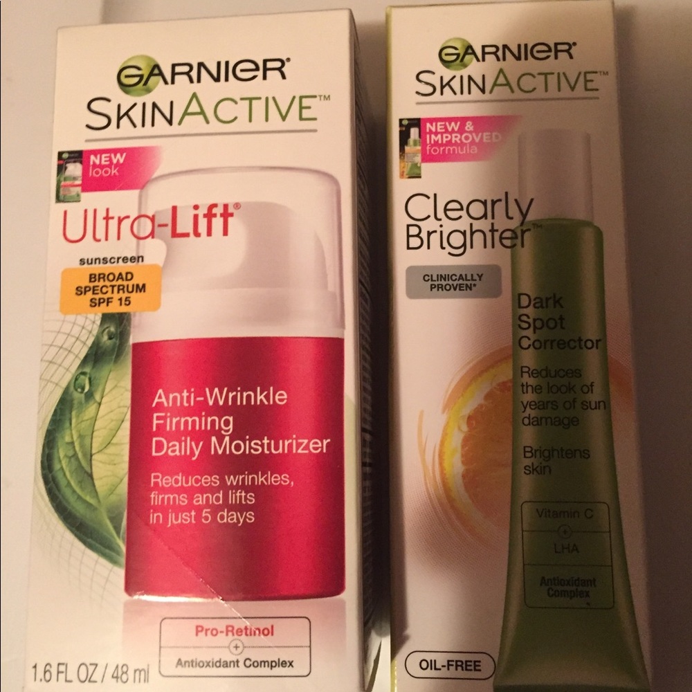 Garnier moisturizer and dark spot corrector